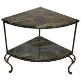 Marble Top Corner Table