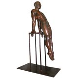 Bronze Diver Sculpture