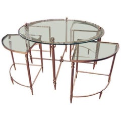 Five Piece Cocktail Table, French 1950's