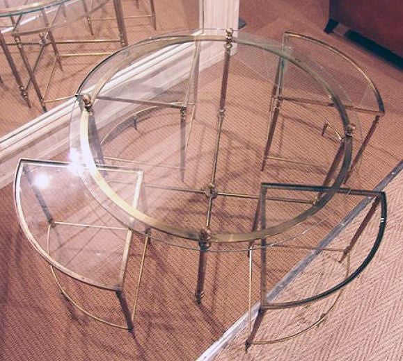 Five Piece Cocktail Table, French 1950's