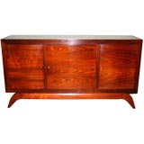 French 1940s   Walnut  Veneered Sideboard