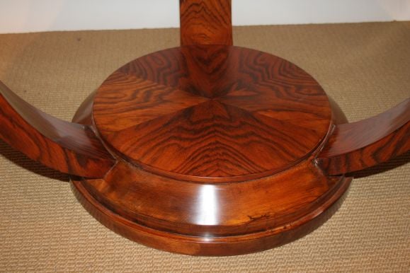 French Walnut Burl Side Table