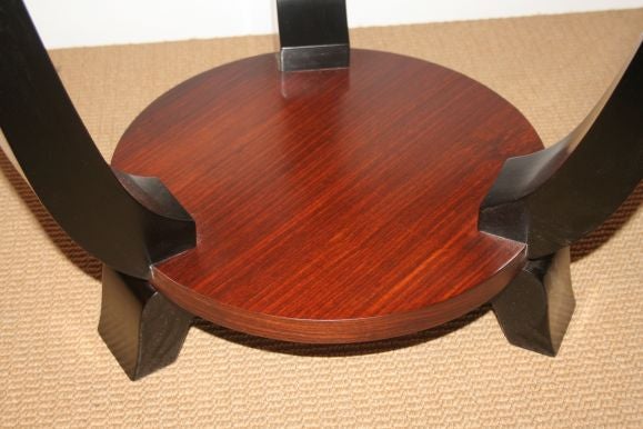 French 1940's Round Side Table