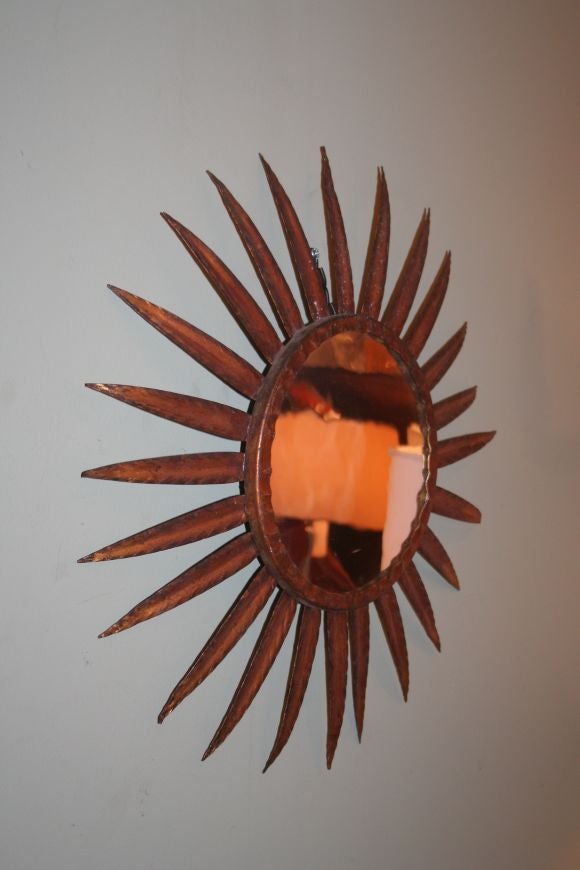 Gilt Sunburst Mirror