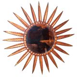 Gilt Sunburst Mirror