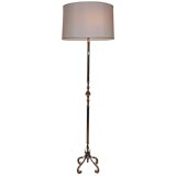 Nickel Plated Bronze Floorlamp