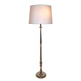 Nickel Plated Bronze Floorlamp