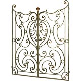 Vintage Pair of French Iron Gates