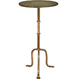 Gilt Iron Martini Table
