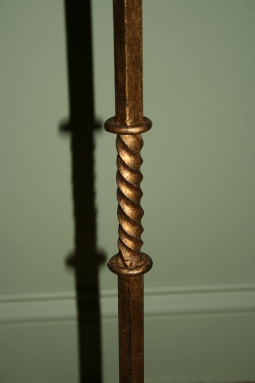 Gilt Iron Martini Table