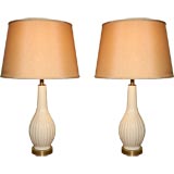 Pair of Mid-Century Ceramic Lamps