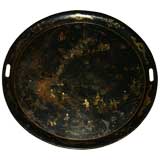Chinoisserie Metal Tray