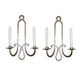 Pair of   Gilt Candle Sconces