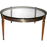 Coffee Table with Smoked Glass Top