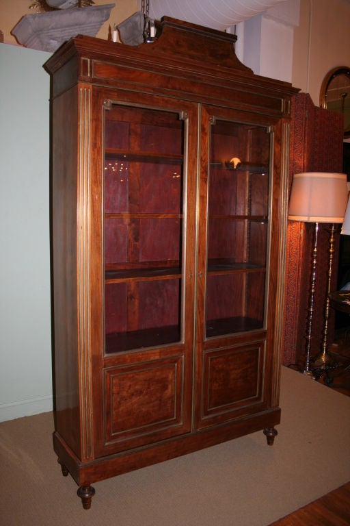 French Mahogany  Bookcase