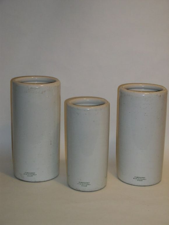 White Ceramic Pharmacy Jars