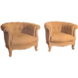 Pair of 1940's French Armchairs
