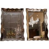Pair of Venetian Style Mirrors