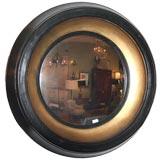 Round Convex Mirror w/ Oversized Frame