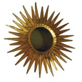 Small Round Sunburst Mirror