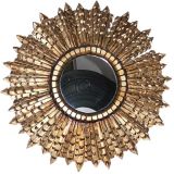 Gilt Wood Sunburst Mirror