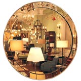 Round Venetian Style Mirror