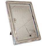 Antique Silverplated Dressing Mirror