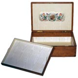 English Oak Silverware Box
