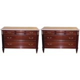 Pair of Louis XVI Style Chest of Drawers Pair of Louis XVI Style Chest of Drawers