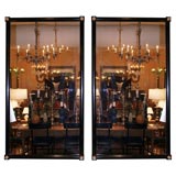 Pair of Large Wood Frame Mirrors