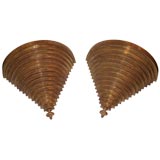 Pair of Gilt Wooden Brackets