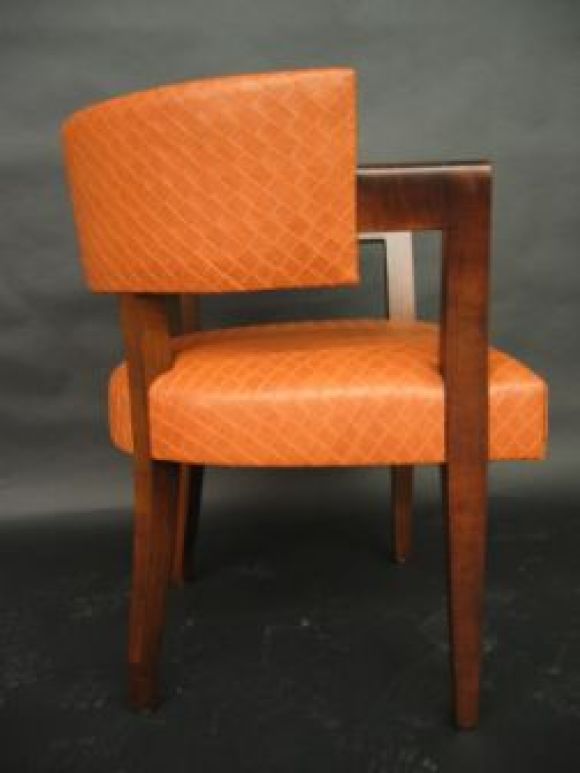 The Lyon chair is part of the Francophile Collection.  These are upholstered in a luxurious and durable 