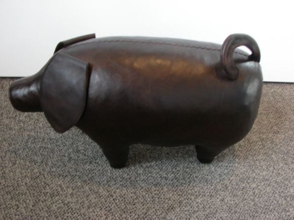 Leather Hippo, Pig or Rhino 3