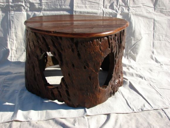 Tree Trunk Coffee Table