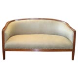 French Walnut Upholstered Settee