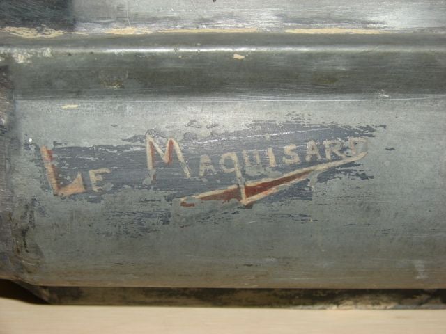Vintage Metal Boat