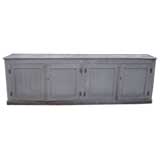 4-Door Belgian Blue Painted Buffet