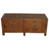 Low Antique Chinese Elmwood Buffet