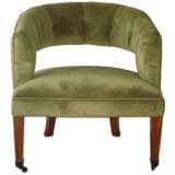 Gregory Round Back Upholstered Chair