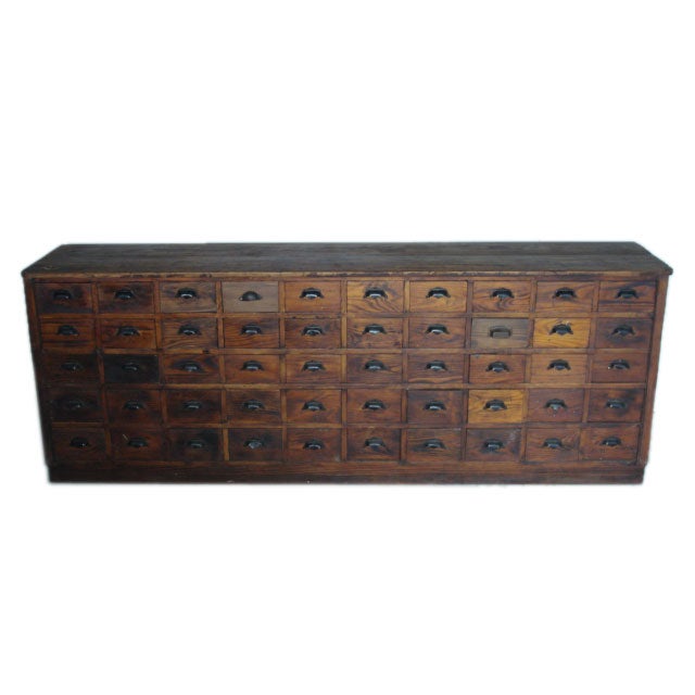 French Apothecary Shop Chest with Fifty Drawers