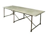 Grey Marble Top Dining Table