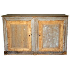 Antique French Two Door Painted Buffet