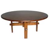 72" Round Mission Dining Table