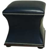 Charles Hassock in Navy Blue Leather
