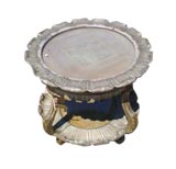 Carved 2-Level Coffee Table