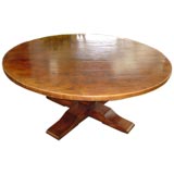Light Burl Oak Dining Table