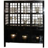 Black Lacquered Bookcase