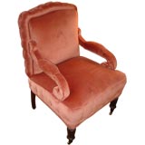 Small Upholstered French Bedroom Chairs