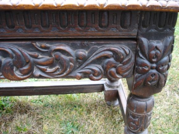 Carved German Table