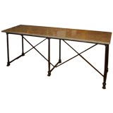 Marble Top French Console